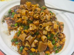 海肠肉末捞饭-船歌·鱼水饺青岛菜(国贸商城店)