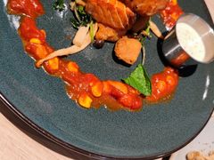 香煎三文鱼扒芥末籽汁-卡朋西餐(悦汇城店)