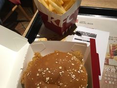 会员汉堡+薯条-肯德基(街道口店)