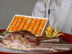 木盒海胆刺身-湖月·割烹料理(湖滨店)