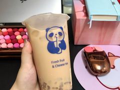 招牌芋圆奶茶-茶百道(长龙店)