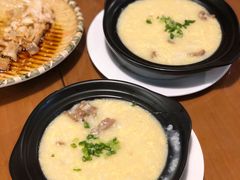 牛肉片鸡蛋粥-十三道烧烤(保利西街店)
