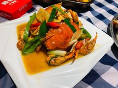 姜葱膏蟹-阿妹小海鲜(下角店)