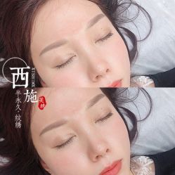 -西施无菌半永久纹绣眉眼影唇轻增发纹发际线
