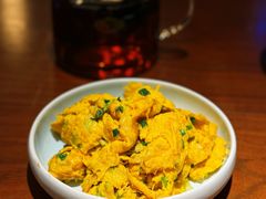 香葱炒柴鸡蛋-额娘·春饼烤鸭(怀特店)