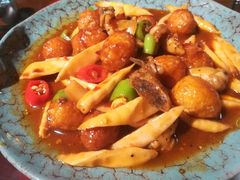 -东来菜馆•手抓海鲜家常菜•海鲜锅贴(鸽子窝店)
