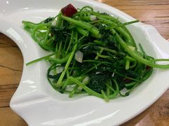 炝拌芥兰苗-清真西北风味餐厅