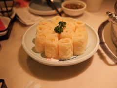 香炸腐皮-左庭右院鲜牛肉火锅(浦江欢乐颂店)
