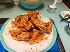 椒盐爬虾-李氏疙瘩汤·本地海鲜·老烟台菜(所城里店)