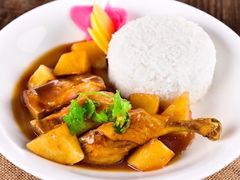 鸭腿炸薯伴饭-绿茵阁(体育西分店)