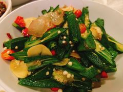 小炒秋葵-文和友老长沙龙虾馆(化龙池店)