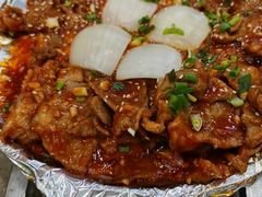 韩式烤梅肉-釜山美食韩国炸酱面(长大店)