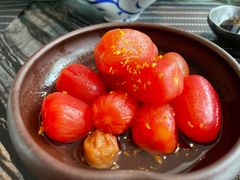 招牌千喜桂花小番茄子-花见无国界料理(科林楼店)