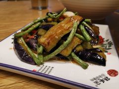茄子豇豆-鸡毛店·川菜(双楠店)