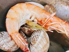 -蚝堡·生蚝海鲜烧烤物种起源•海肠捞饭(刘公岛店)