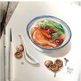 手绘可口的美食[调皮]～