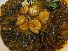 鲜虾菊花茄子-正阳春鸭子楼(汉沽店)