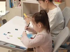 -康朴乐儿童学习桌椅(蓝色港湾店)