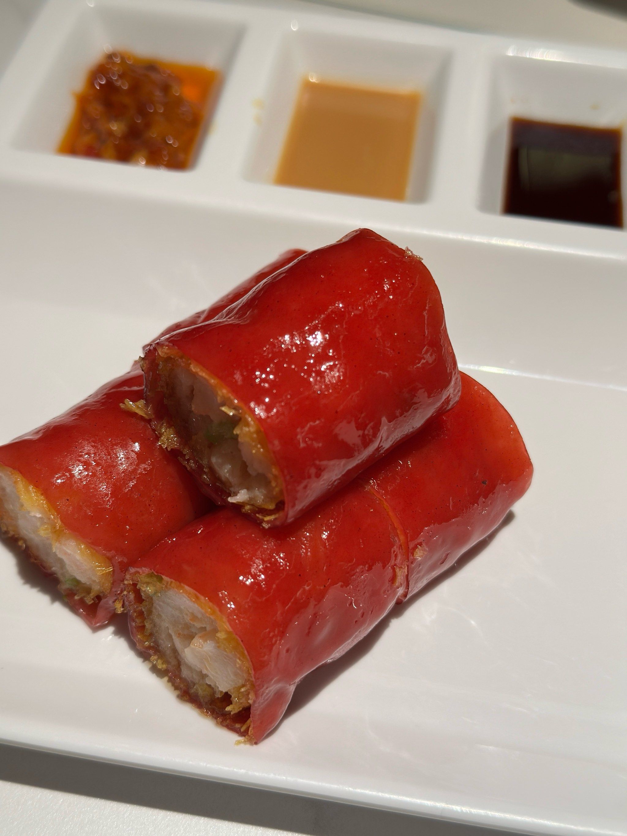 鲜虾红米肠 #金钱肚