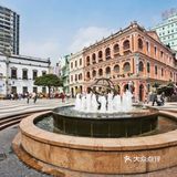 大三巴牌坊、金莲花广场、大炮台、官也街、议事厅前地