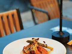 香煎鲈鱼大虾配芒果莎莎酱-Nord Grill&Bar Highland诺德西餐(深圳欢乐海岸店)