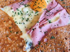 巴黎火腿鸡蛋芝士蘑菇可丽饼-RAC BAR(安福路店)