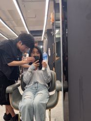 点击看大图 -藤野造型烫发染发