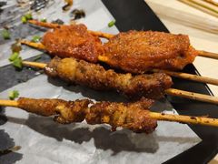 秘制羊肉串-小七碳火烧烤(越溪店)