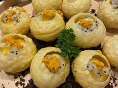 蛋壳海胆土豆泥-街角等你.大连海鲜烧烤.经典铁板海鲜串(西安路店)