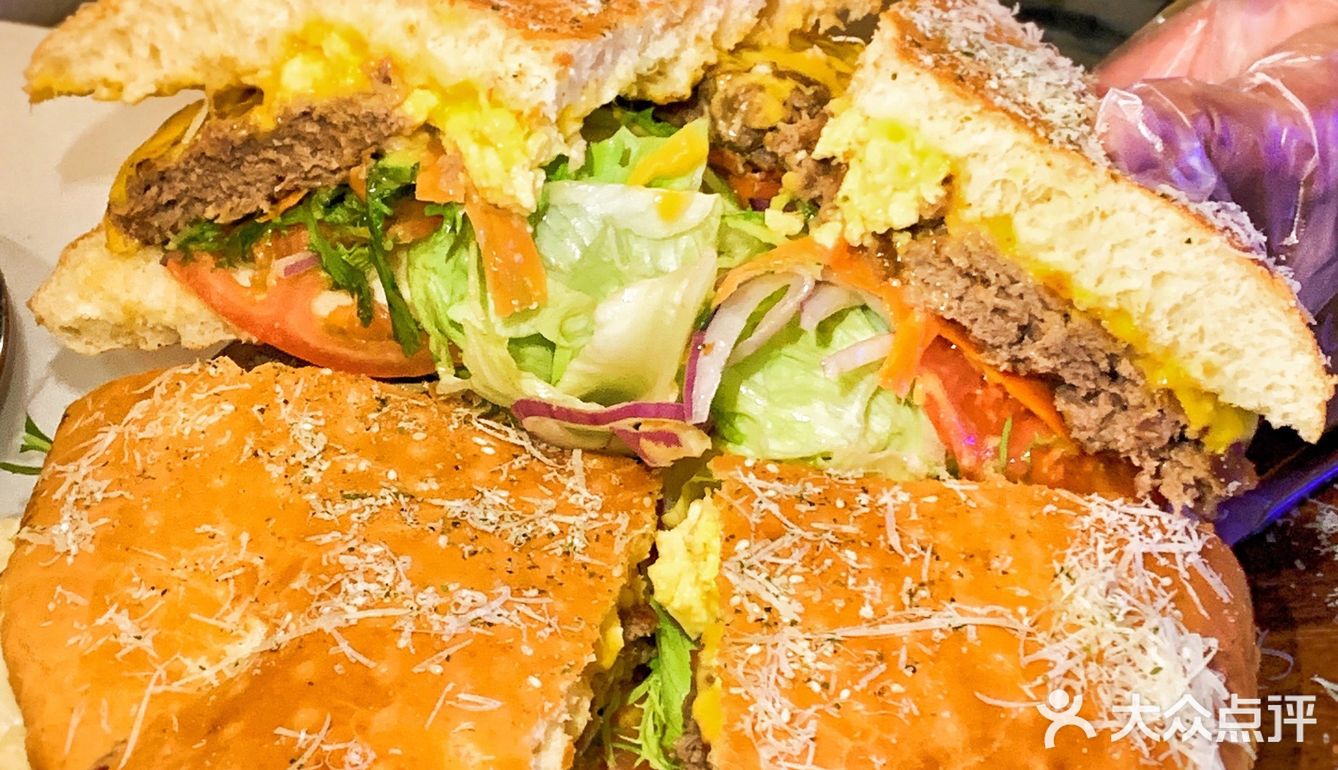 12寸超大汉堡🍔几个你才能吃完❓❗️