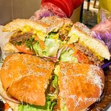 12寸超大汉堡🍔几个你才能吃完❓❗️