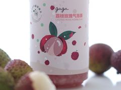 荔枝玫瑰气泡茶-gaga(深圳福田星河COCO Park店)
