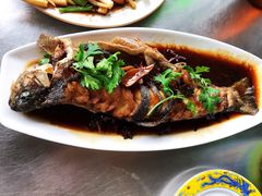 红烧虹鳟鱼-青龙潭鱼庄