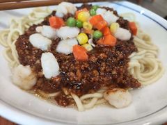 虾仁炸酱面-奎元馆.百年奎元.非遗传承(西湖边的解放路店)