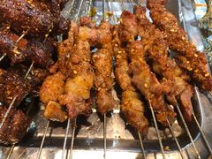 羊肉串-特色油边心管烤串