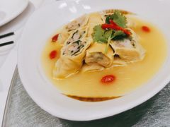 野荠菜虾仁百叶包-博多新记·粤菜(复兴店)
