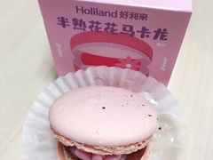 半熟花花马卡龙玫瑰双莓芝士味-好利来(桂林路店)