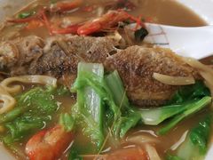 虾爆黄鱼面-何记面馆(龙泉山店)
