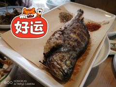 碳烤黄花鱼-满盛家宴·烤鸭·海鲜天津菜(河北路总店)
