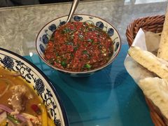 韭菜辣酱-一个勺子新疆锡伯主题私房菜(红墙巷49号院店)