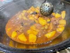 铁锅炖大公鸡半只-粗粮人家·东北菜(洋桥店)