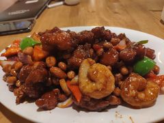 椒香虾仁爆鸡球-陈傻子餐厅(世纪都会店)