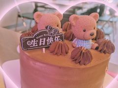 -咖咖熊蛋糕定制·英国蓝风车动物性淡奶油