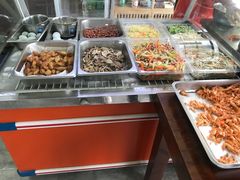 自助取餐区-渠口周家肉饼