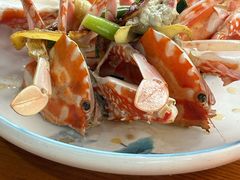 招牌煎蟹-坛南湾阿强农家乐.海鲜大排档老字号(福州地标美食店)