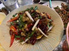 油爆一口香牛胸膘-浩海火烧云傣家菜(京广店)