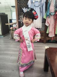 -后宫·古装汉服京剧儿童亲子全家福摄影