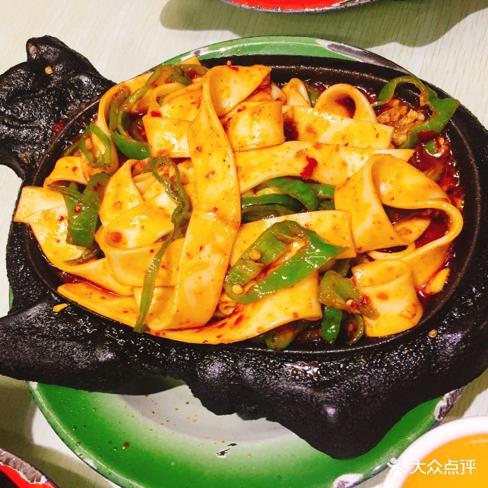 小罗铁板烧-铁板宽粉-菜-铁板宽粉图片-兰州美食-大众点评网