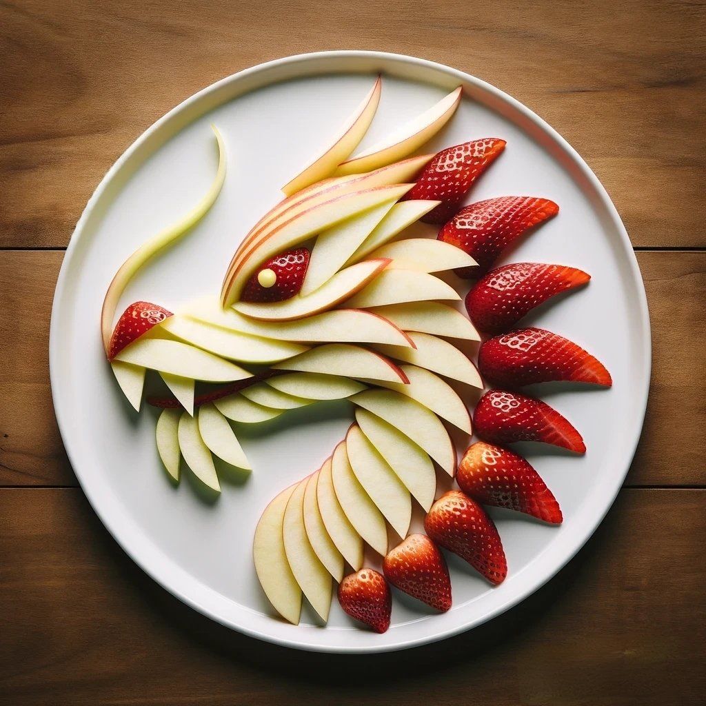 年夜饭仪式感爆表的龙年创意水果拼盘