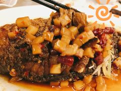 干烧大黄鱼-丰泽园饭店
